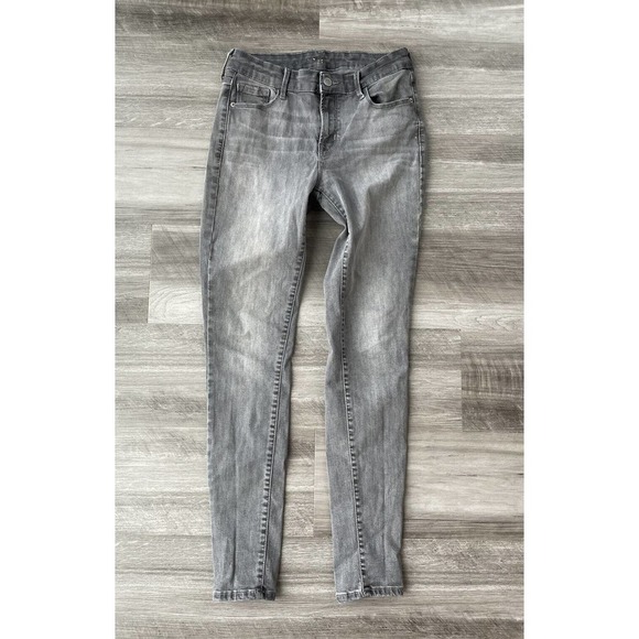 Old Navy Rockstar Gray Skinny Jeans Size 4 A7 - Picture 1 of 4